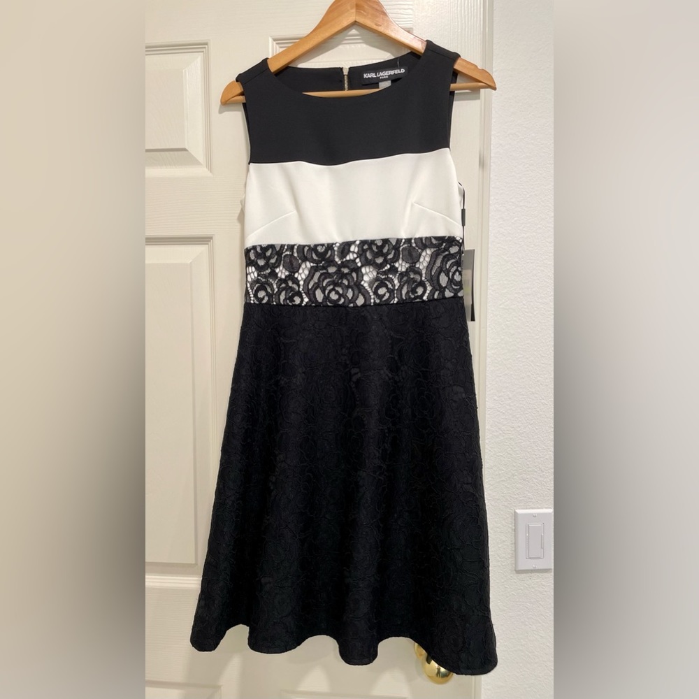 Karl Lagerfeld Fit and Flare Dress